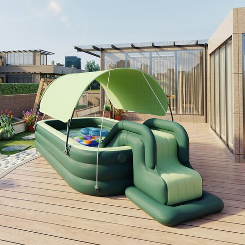 Piscine Gonflable Avec Toboggan